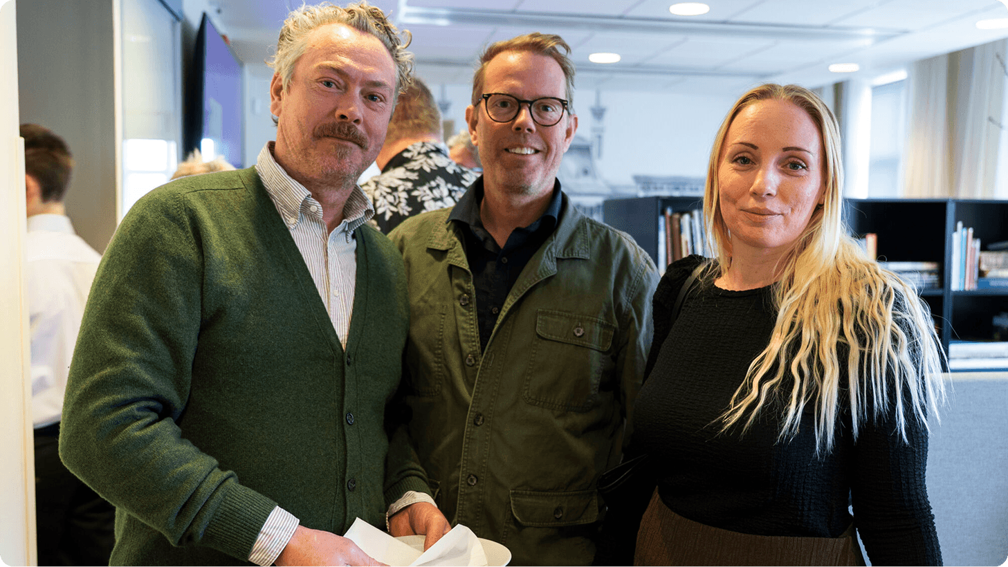 Vinservering vid invigningsfesten